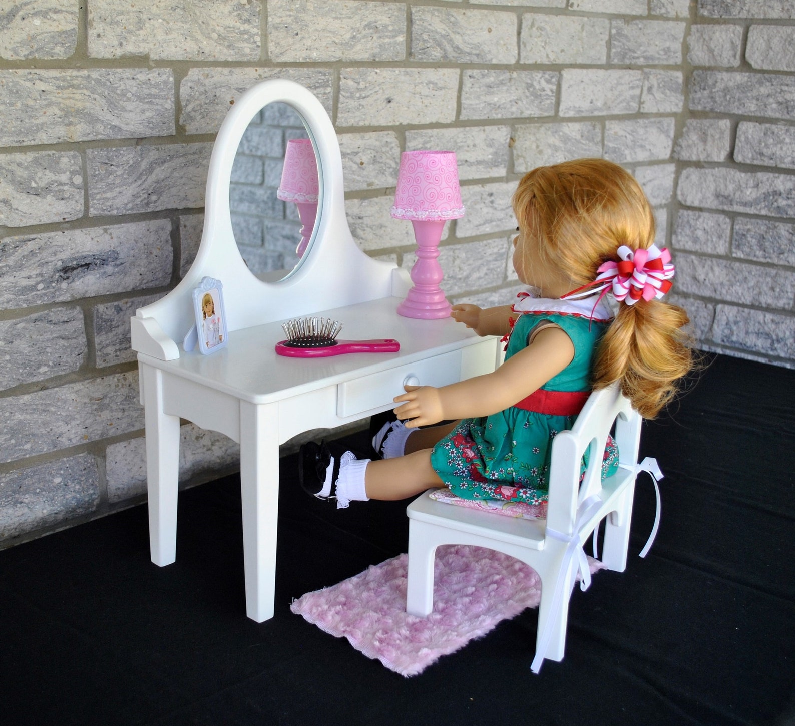 Vanity/dressing Table for 18 Doll Such as the American Etsy
