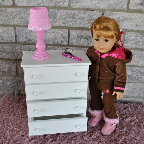 Large Pink Doll Dresser Chest of Drawers USA Handmade Heirloom Etsy