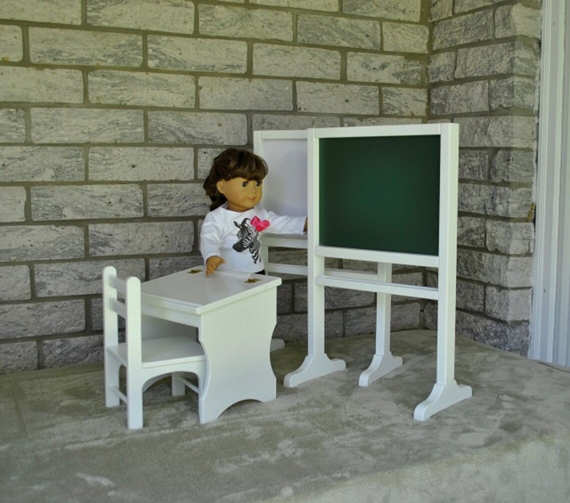 Desk and Chalkboard/dry Erase Board COMBO Etsy