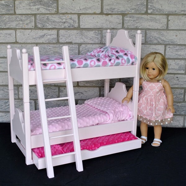 Double Stacker Dollbed with Pullout for 18" Dolls