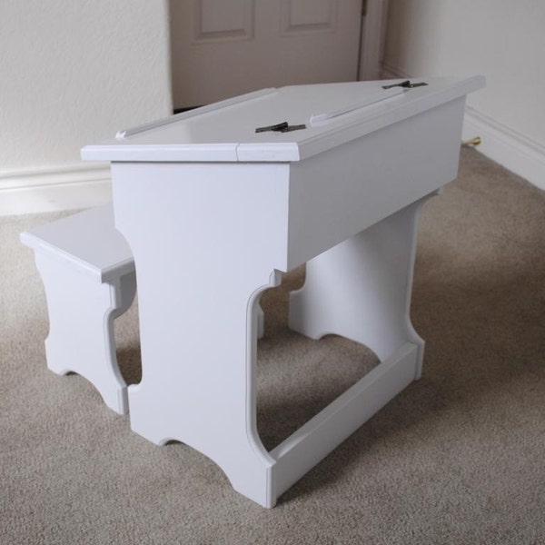 Child's Flip Top Desk and Stool - Houston Area Only - We DO NOT SHIP This Item
