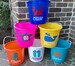Personalized Rope Pail Bucket for Girls and Boys; Perfect for the Beach or Pool; Birthday/Easter Gift; 10 Pail Colors; Many Design Options 