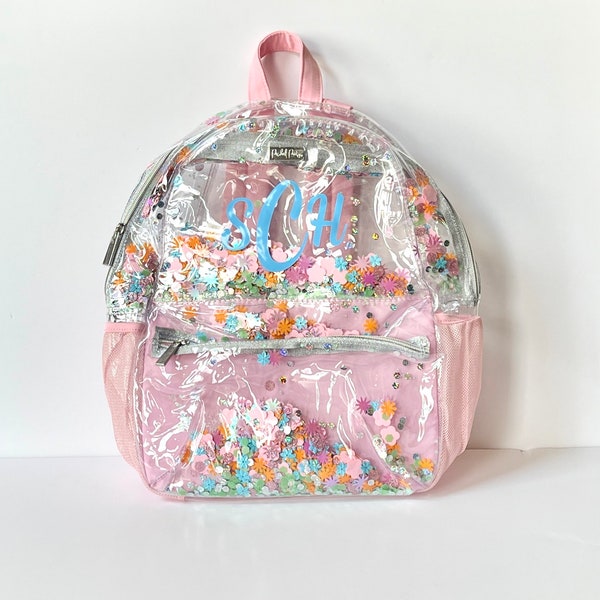 Personalized Clear Backpacks Etsy