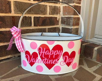 Organizador de utensilios para fiestas de San Valentín