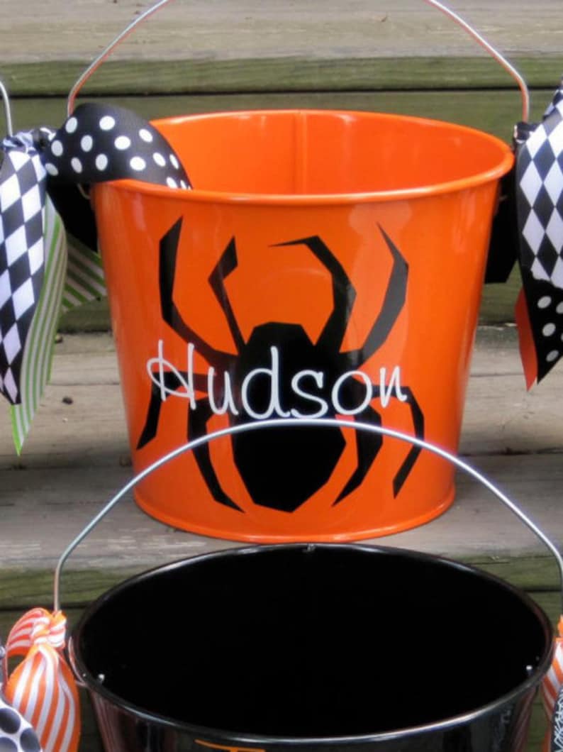 Personalized 5QT Halloween Trick or Treating Bucket With Etsy