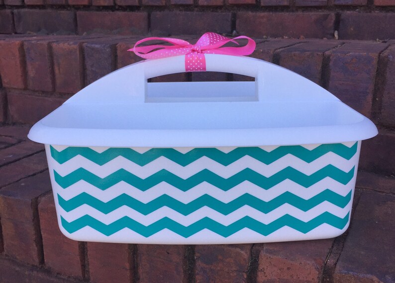 Personalized Hot Pink Shower Caddy With Polka Dots With Etsy