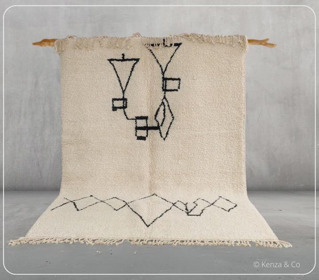 Beni Ourain Rug - Authentic Moroccan Rug - Custom Beni Ourain Rug ...