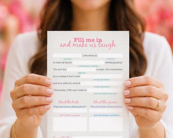 結婚式用マッドリブスゲーム（印刷可能）、ブライダルシャワーゲーム、面白い結婚披露宴ゲーム、即時ダウンロード可能なパーティーゲーム