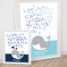 Whale Fingerprint Guestbook - Printable File for Baby Shower or Childs ...