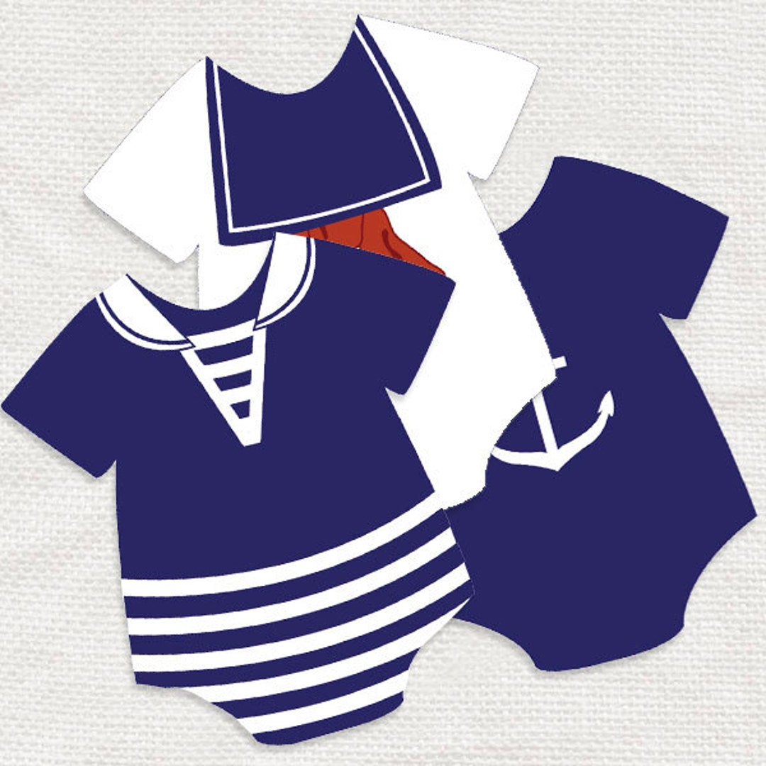 Nautical Baby Shower Decorations Navy Printable Instant - Etsy