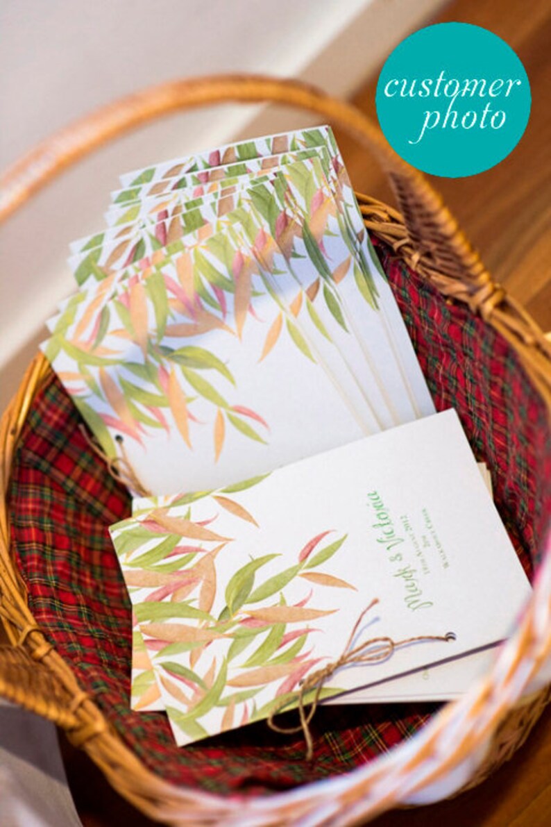 gum leaf printable wedding invitation suite forest bush etsy