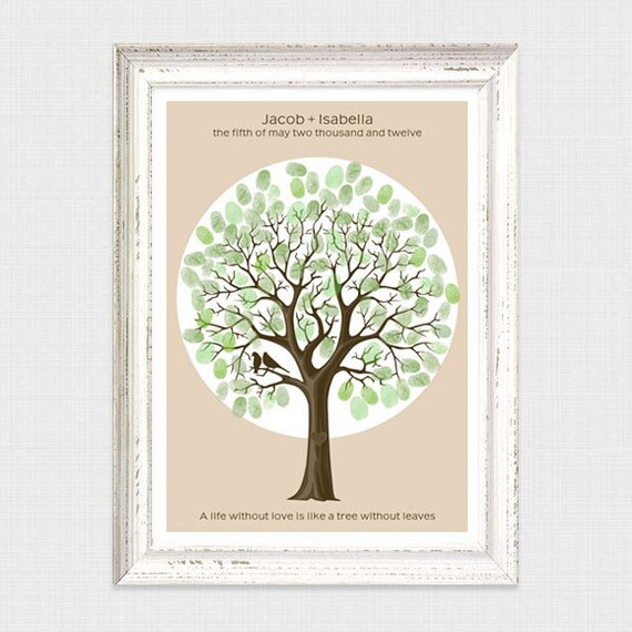 items similar to thumbprint wedding guest book tree printable rustic fingerprint tree unique items similar to thumbprint wedding guest book tree printable rustic fingerprint tree unique