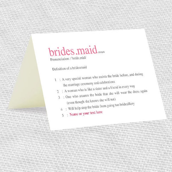 be my bridesmaid dictionary definition card customisable personalised diy template bridesmaid card download turquoise printable editable