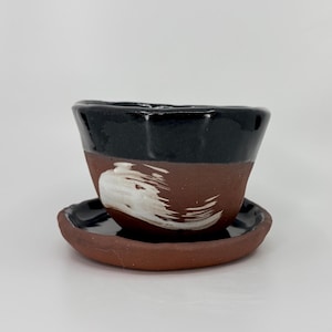 Wild Georgia Clay Planter and Saucer