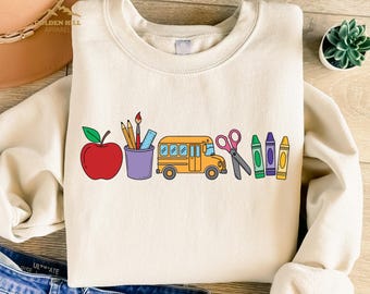 Cute School Elementary Shirt, Teacher Stuff Shirt, Cute Gift For New Teachers, Back To School, New Teachers Shirt, Teacher Appreciation Gift