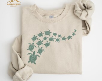 Ocean Turtle Sweatshirt, Summer Shirt, Beach Shirt, Sea Turtles Shirt, Turtles Shirt, Save The Turtles Shirt, Sea World Shirt, Graphic Tee