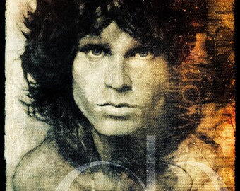 Jim Morrison - Tirage en édition limitée 8,5 x 11