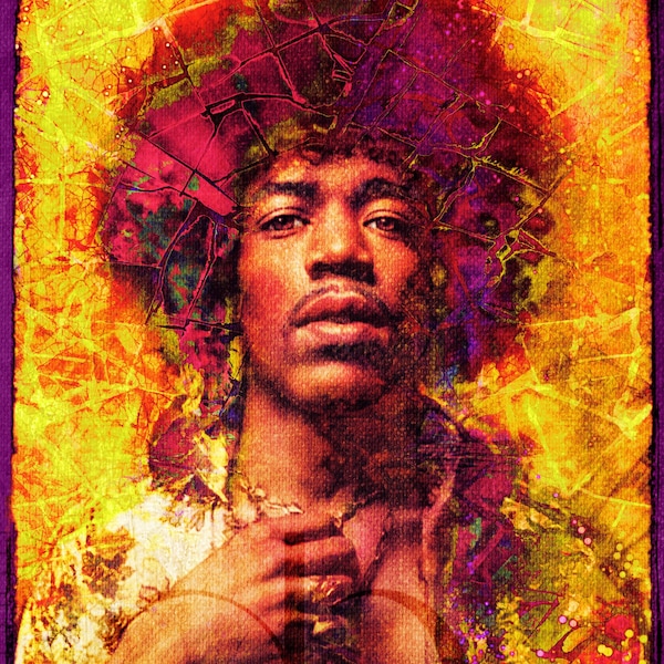 Jimi Hendrix - Limited Edition Print 11 x 17