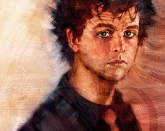 Billie Joe Armstrong z Green Day – wydruk w limitowanej edycji 8,5 x 11