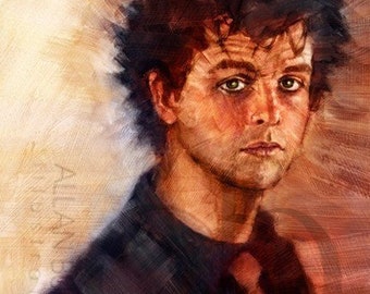 Billie Joe Armstrong of Green Day - Limited Edition Print 11 x 17
