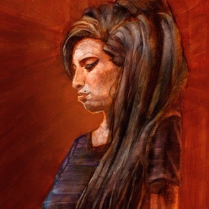 Amy Winehouse - Limited Edition Print 8.5 x 11