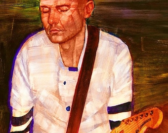 Billy Corgan von den Smashing Pumpkin's - Limitierter Druck 8,5 x 11