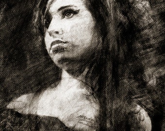 Amy Winehouse - Limited Edition Giclee Print 16 x 20