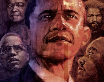 Barack Obama - Limited Edition Giclée-Druck 16 x 20