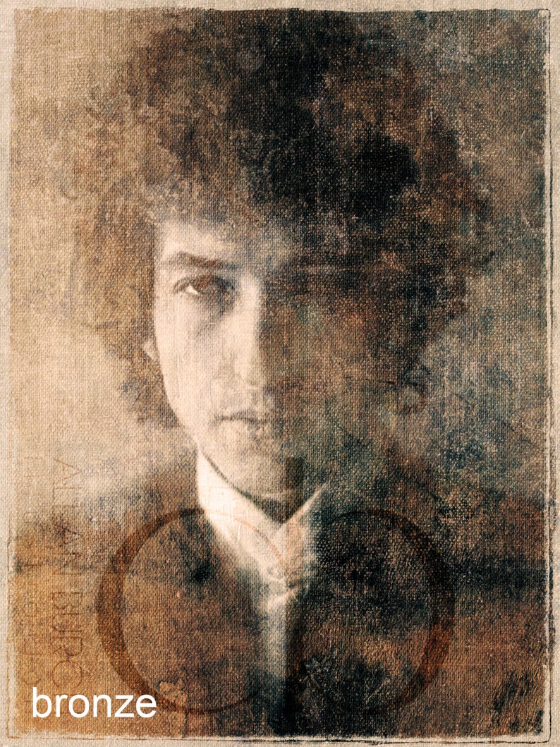 Bob Dylan Limited Edition Giclee Print 16 x 20 Bronze