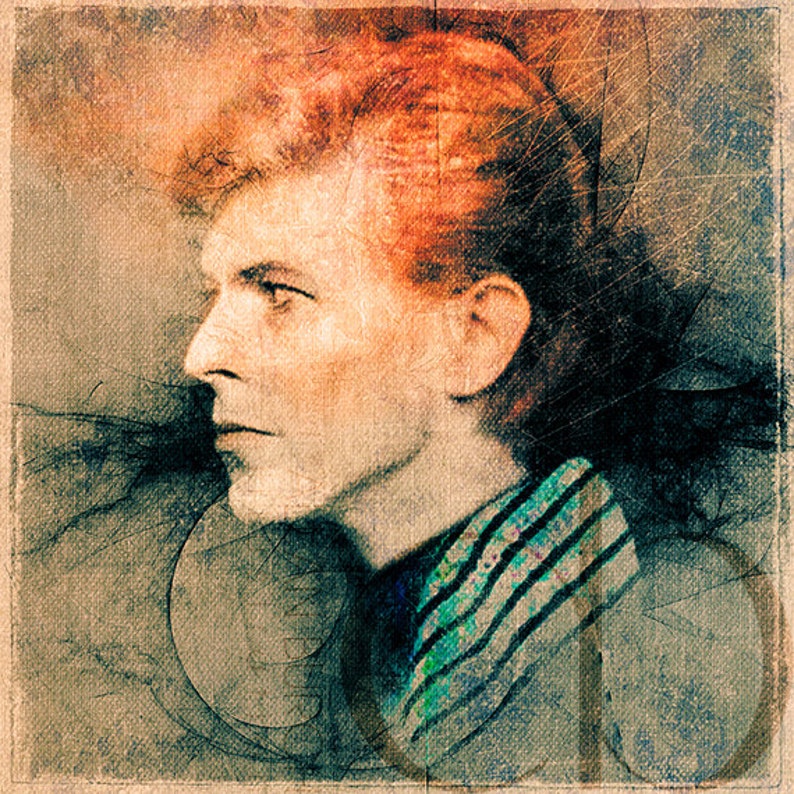 David Bowie Limited Edition Print 8.5 x 11 image 1