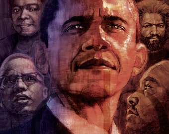 Barack Obama - limitierte Auflage 11 x 17