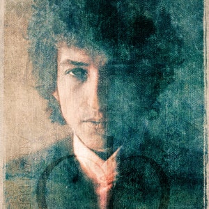 Bob Dylan Limited Edition Giclee Print 16 x 20 Blue