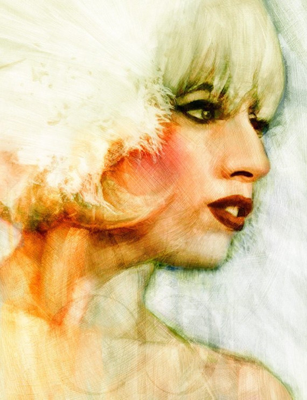 絵画/【Lady GG】 Lady Gaga - Limited Edition Print 11 X 17 - Etsy