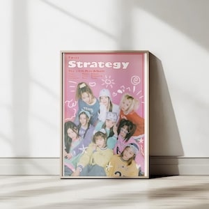 TWICE: Strategy Digital Album Poster