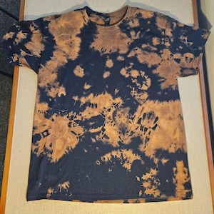 Reverse Tie Dyed Unisex Large T-Shirt