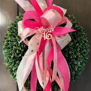 Birthday or Sweet 16 Bow for party decoration, wreaths, or gifts; Optional Wood Sign