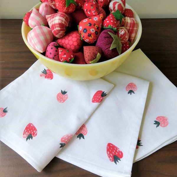 Strawberry Towel Etsy