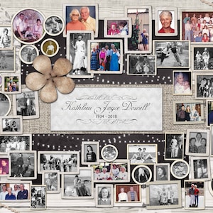 Collage de photos du Souvenir - Conception uniquement