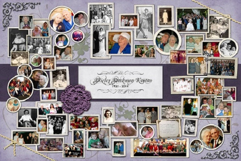 Remembrance Photo Collage Design Only image 7