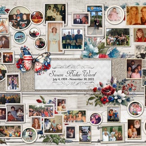 Remembrance Photo Collage Design Only image 4