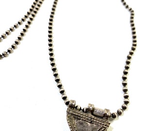 Sterling Silver Ethiopische Telsum Kraal ketting voor Evil Eye Protection