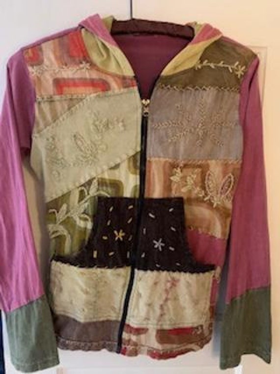 Patchwork hoodie