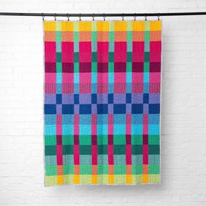 Fun Handmade Modern Quilt - Color Splash