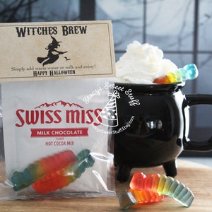 Halloween Bag Topper, Witches Brew, School Halloween Treat, Halloween Printable, Halloween Hot Chocolate, Halloween Hot Cocoa