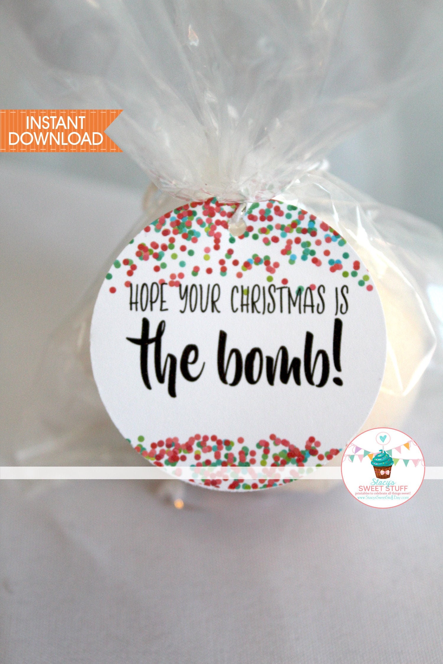 Bath Bomb Christmas Printables