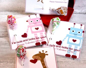 Lollipop Valentine, Lollipop holders, DIY Printable Valentine, Valentine's Day, Valentine, Valentine card, printable valentine, DIY