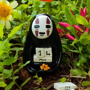 no face calendar - studio Ghibli fanart