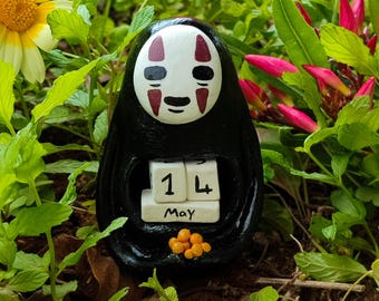 Calendario sin rostro - fanart del estudio Ghibli