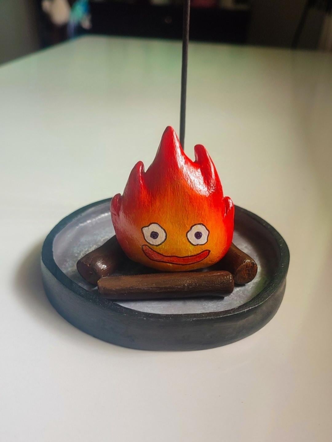 カルシファー粘土トレイ - カルシファー装飾 ハウルの動く城 - Etsy 日本