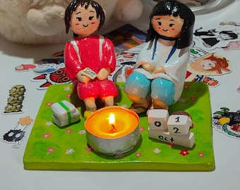 Haku and Chihiro - spirited away calendar for studio ghibli lovers